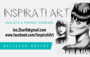 Inspirati Art Business Cards design portfolio item two