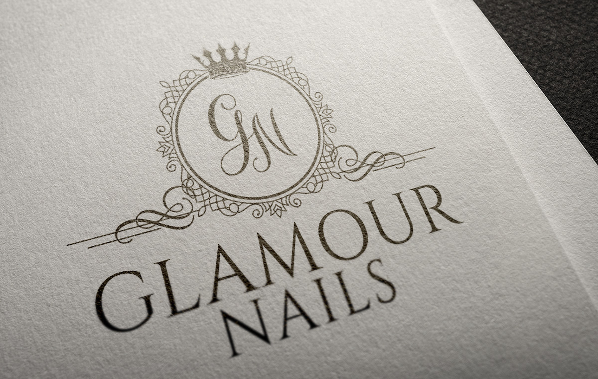 Glamour Nails Logo Branding Visuals By Glenn Patrick Belize Graphic ...