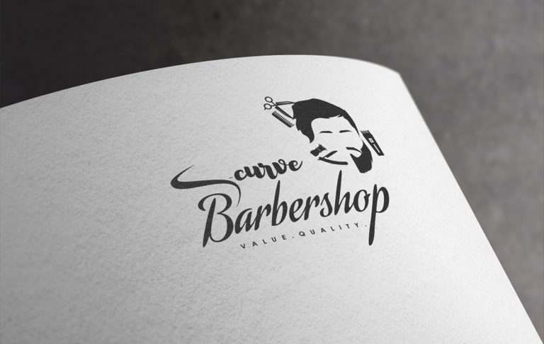 S-Curve Barbershop Logo and Branding