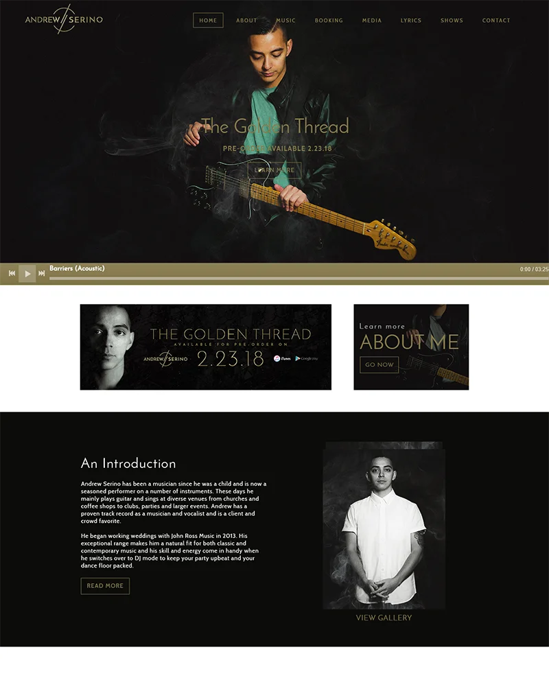 Web designs andrew serino