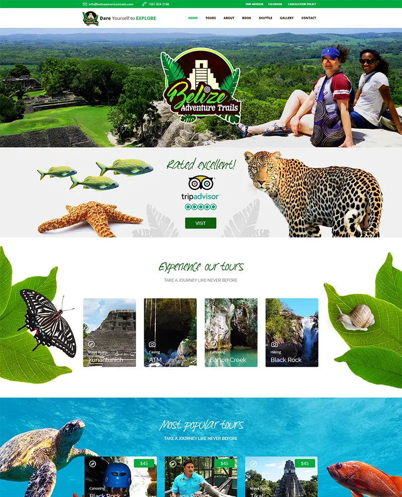 Web designs bze adventure trails2