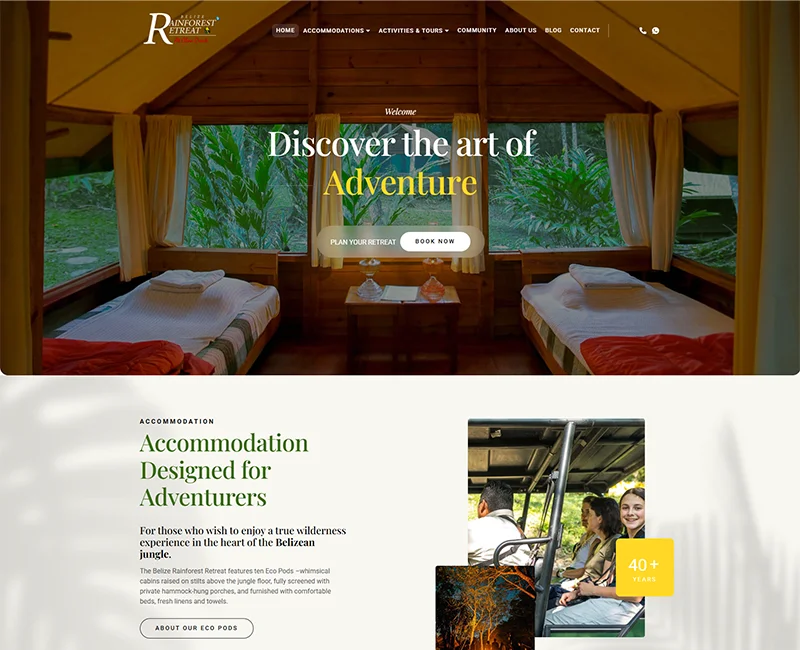 belizerainforestretreats template