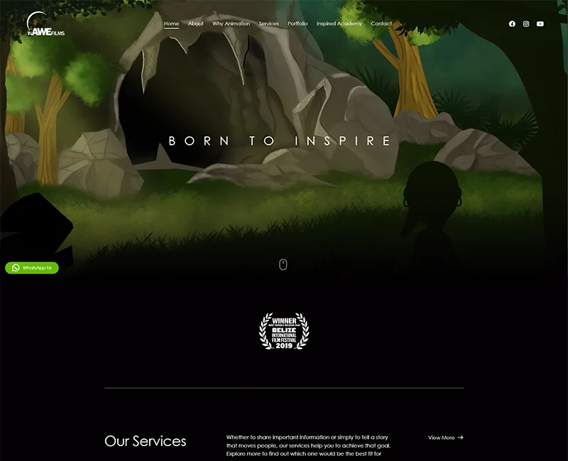 Belize Website Services-inawefilms-template
